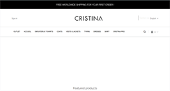 Desktop Screenshot of cristina-paris.com